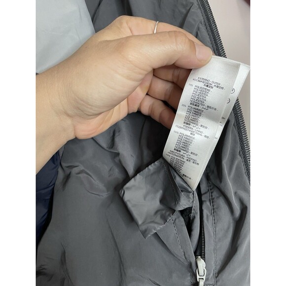 Harmont Blaine Men's Small Gray Hooded Zip Up Puffer Down Vest - Picture 9 of 9